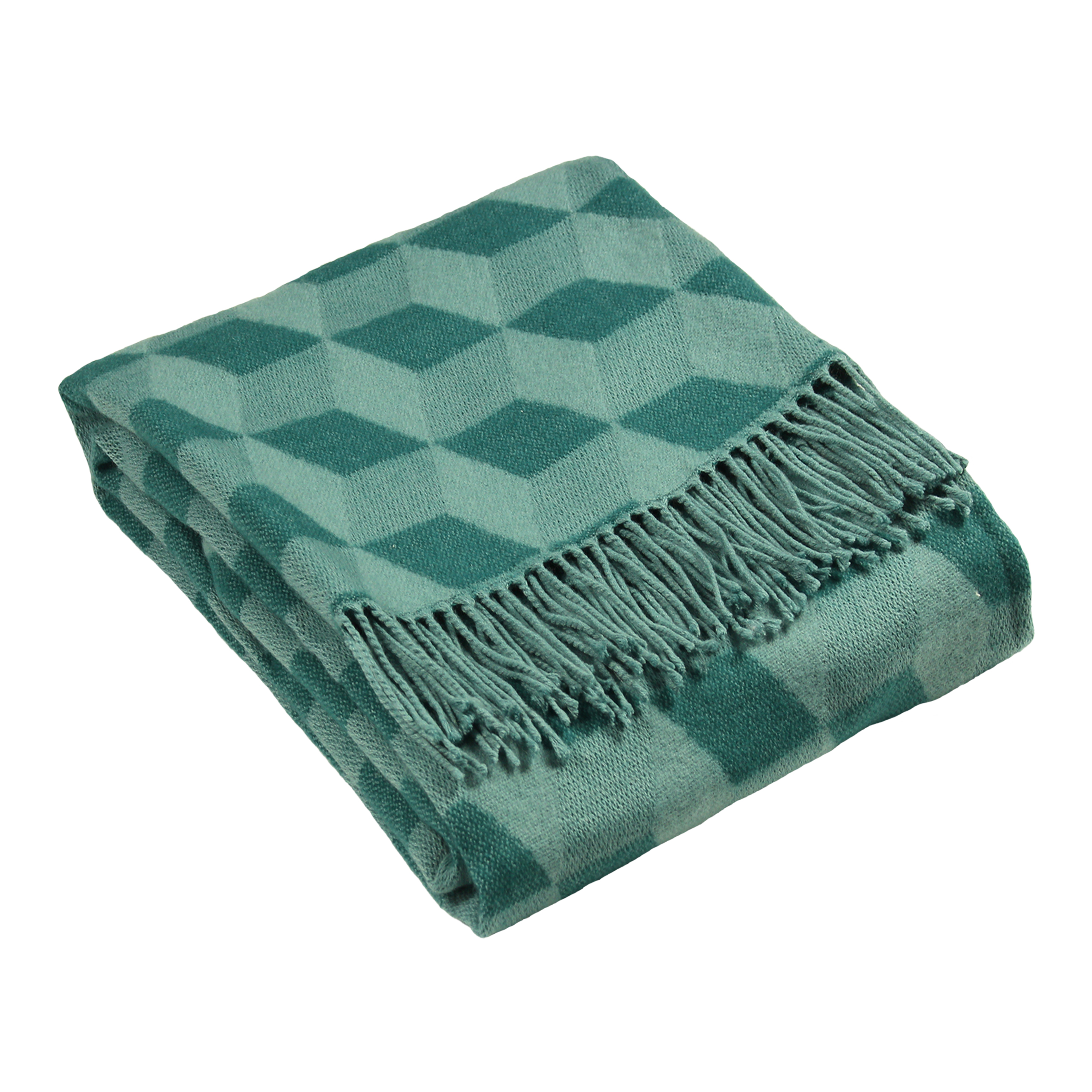 Riva Home Aspect Geometric Fringed Throw - Picture 10 of 12
