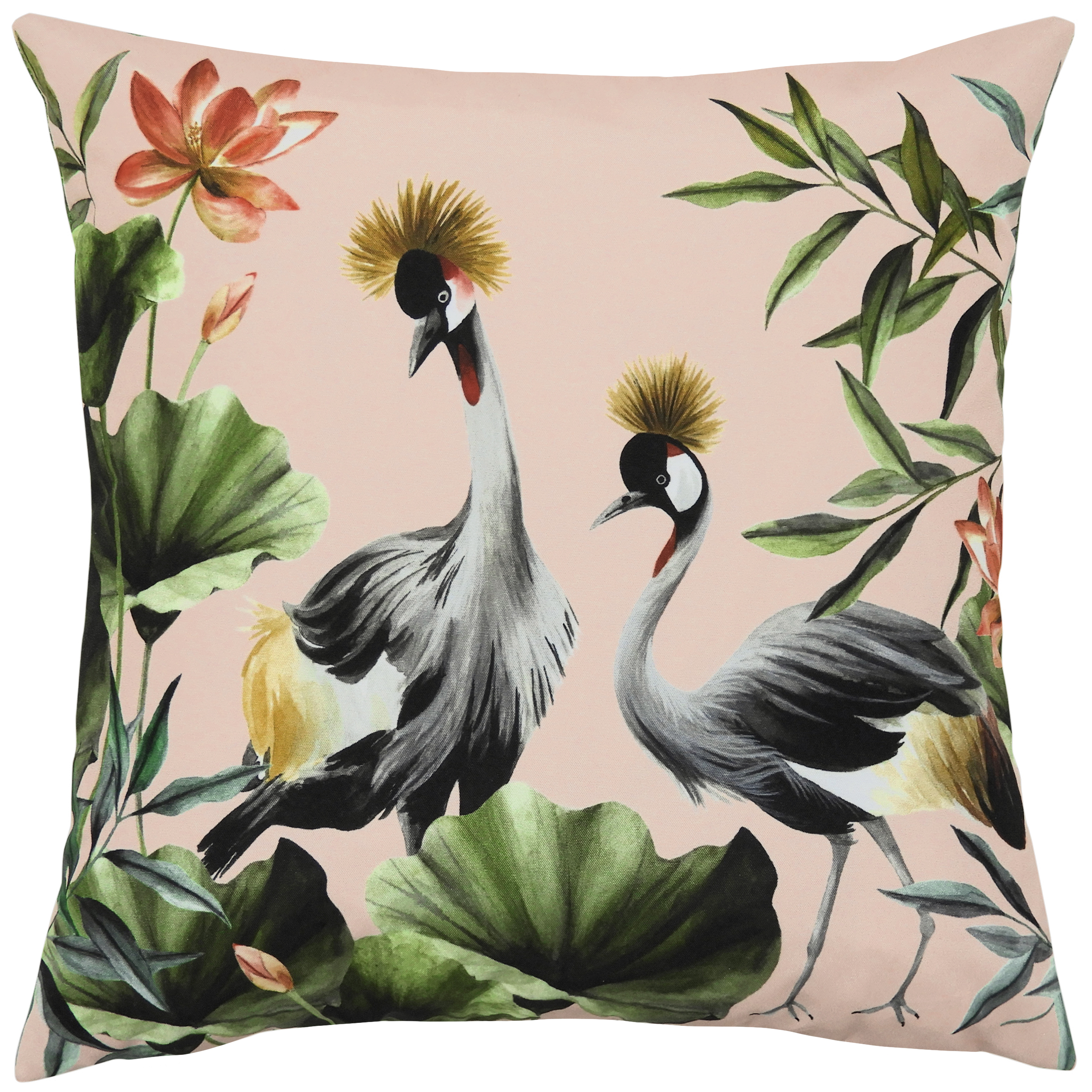 Evans Lichfield Cranes Outdoor Cushions - Picture 1 of 13