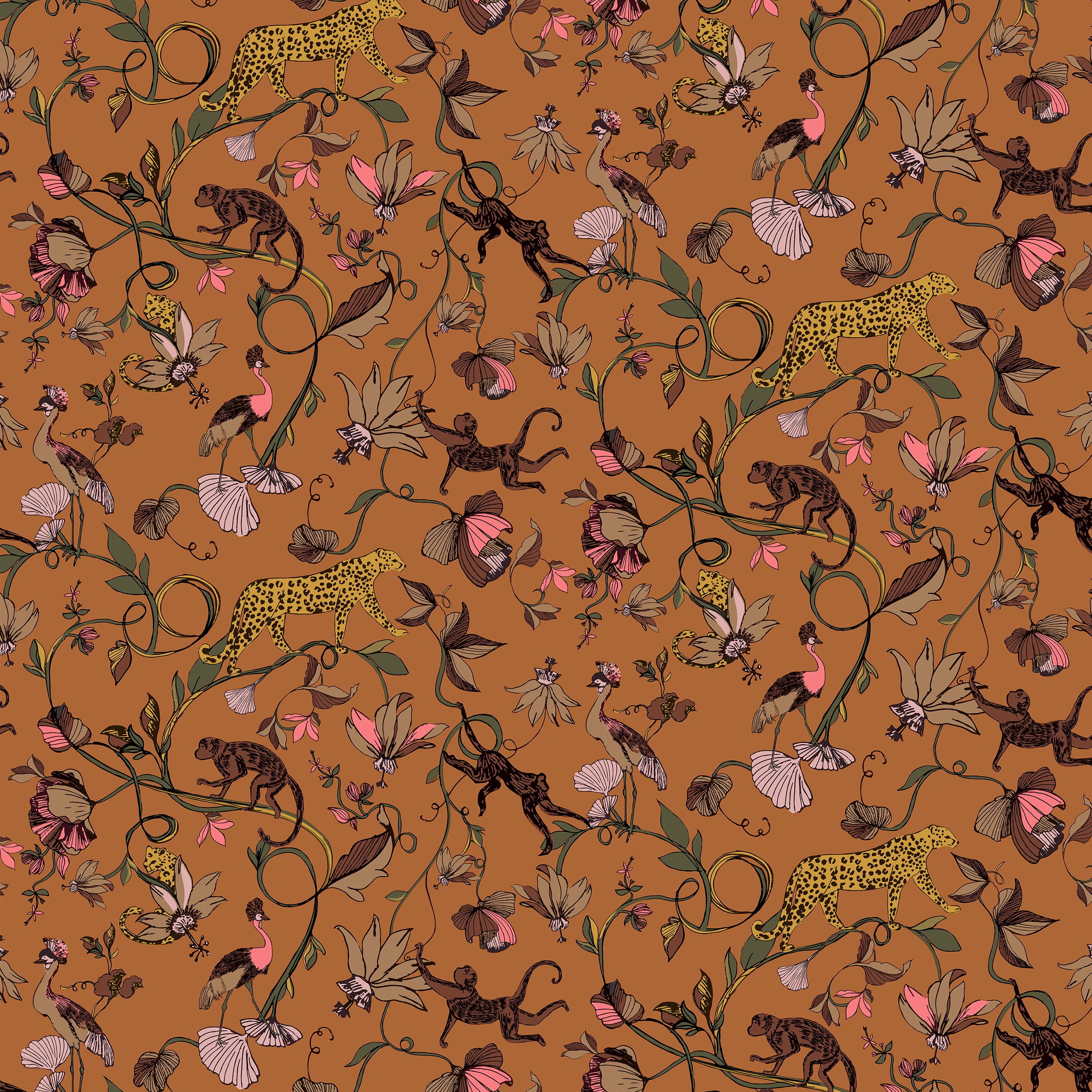 furn Exotic Wildlings Wallpaper - Picture 7 of 8