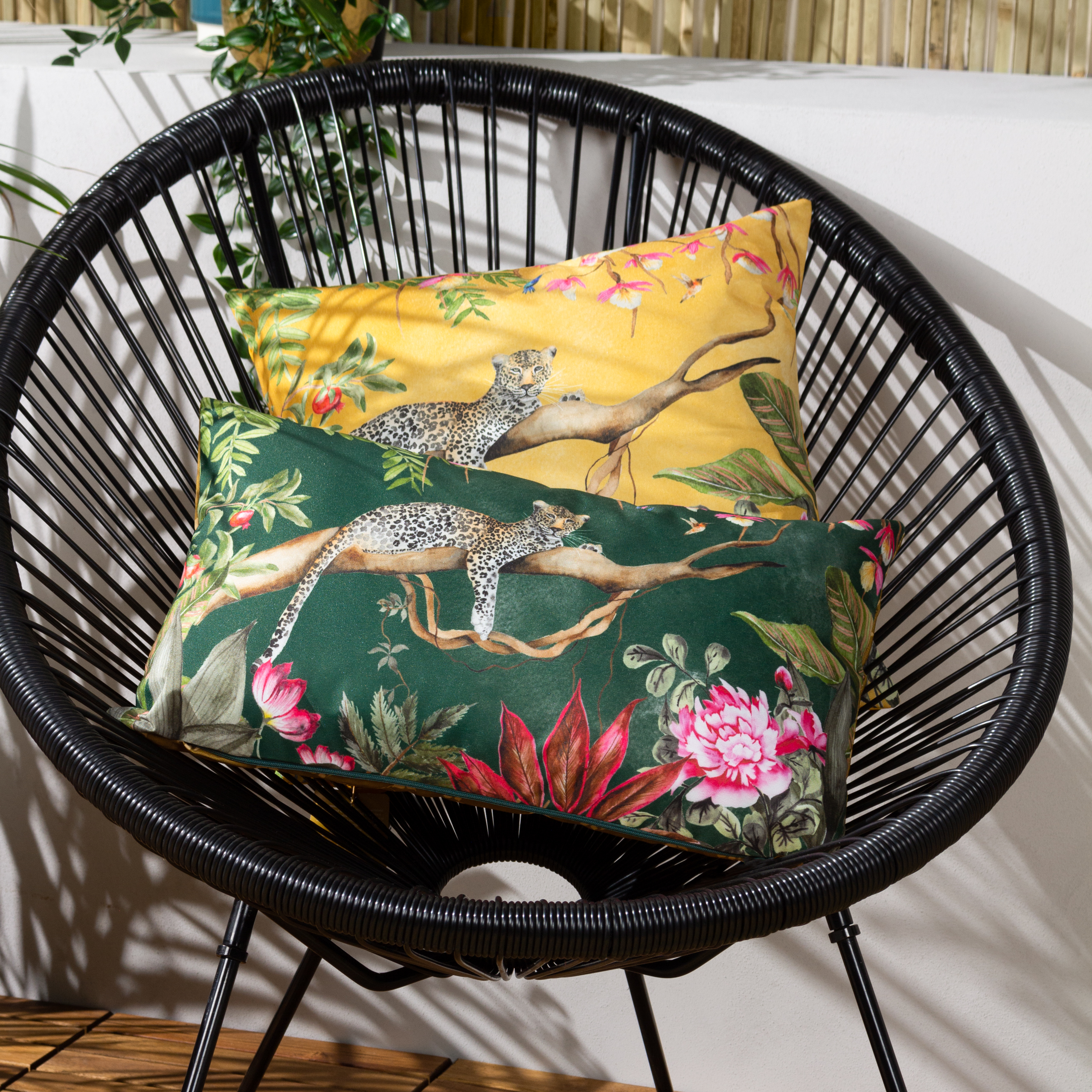Evans Lichfield Leopard Outdoor Cushions - Picture 12 of 16