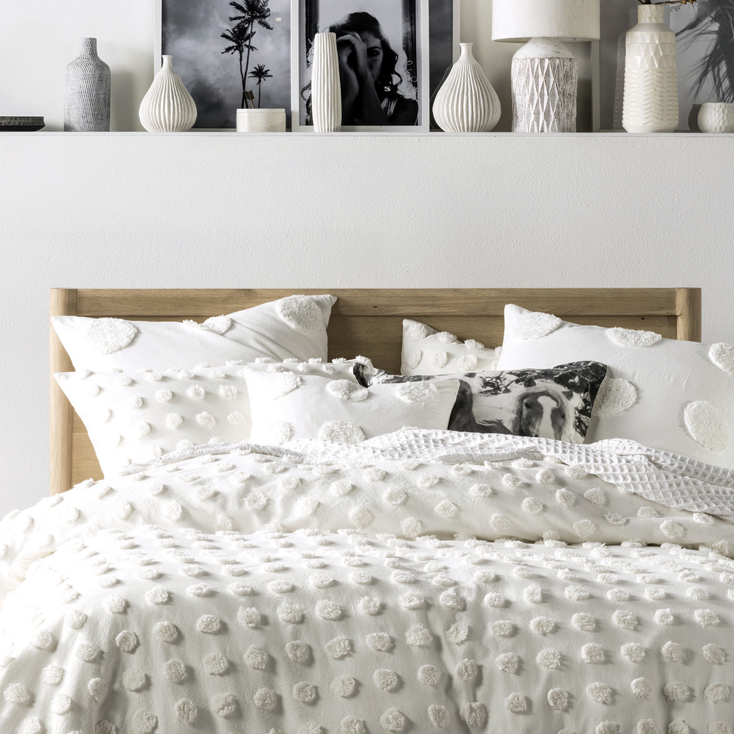 Linen House Haze Tufted Pillowcase - Picture 11 of 13