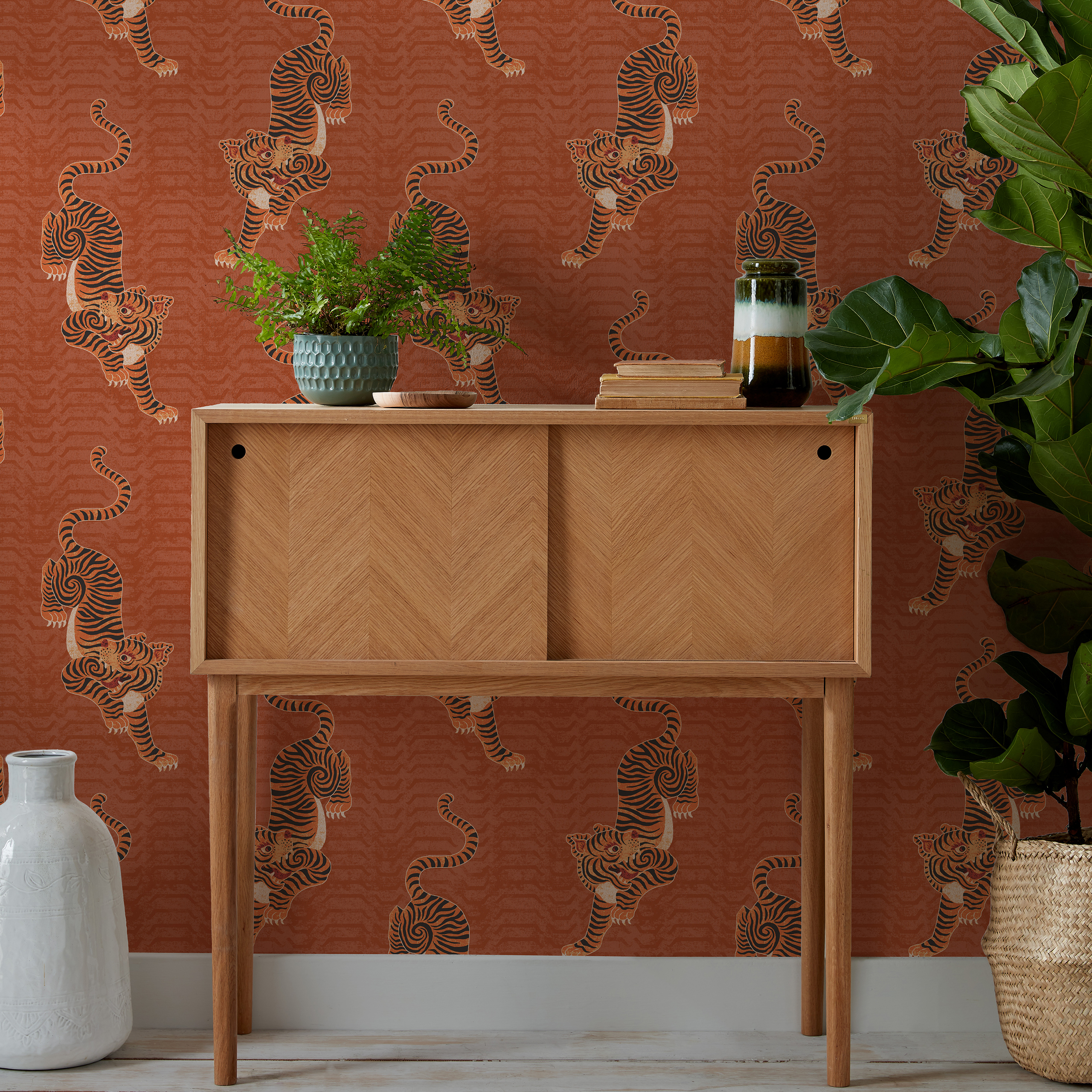 furn Tibetan Tiger Wallpaper - Picture 2 of 4