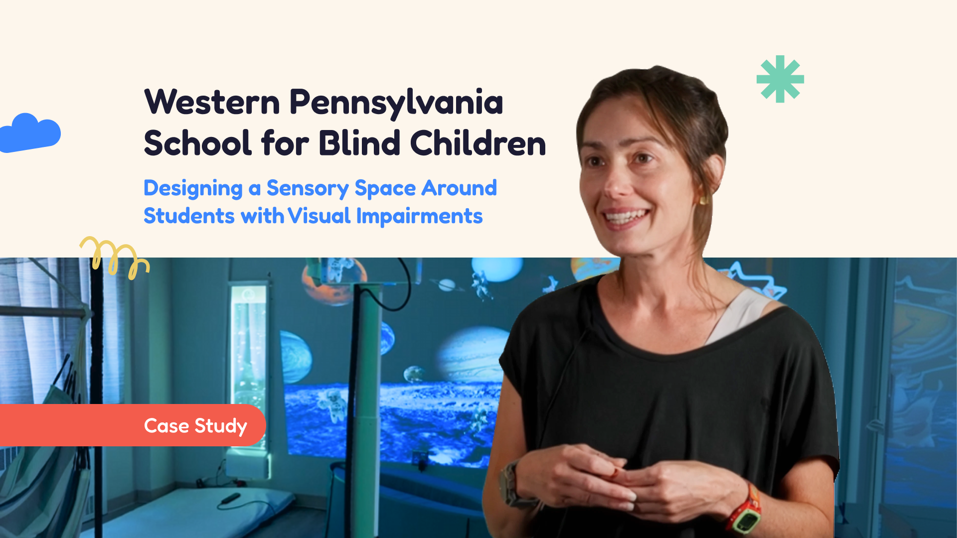 Designing a Sensory Space Around Students with Visual Impairments