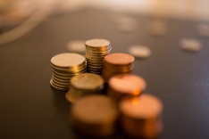 Photo of coins on a table