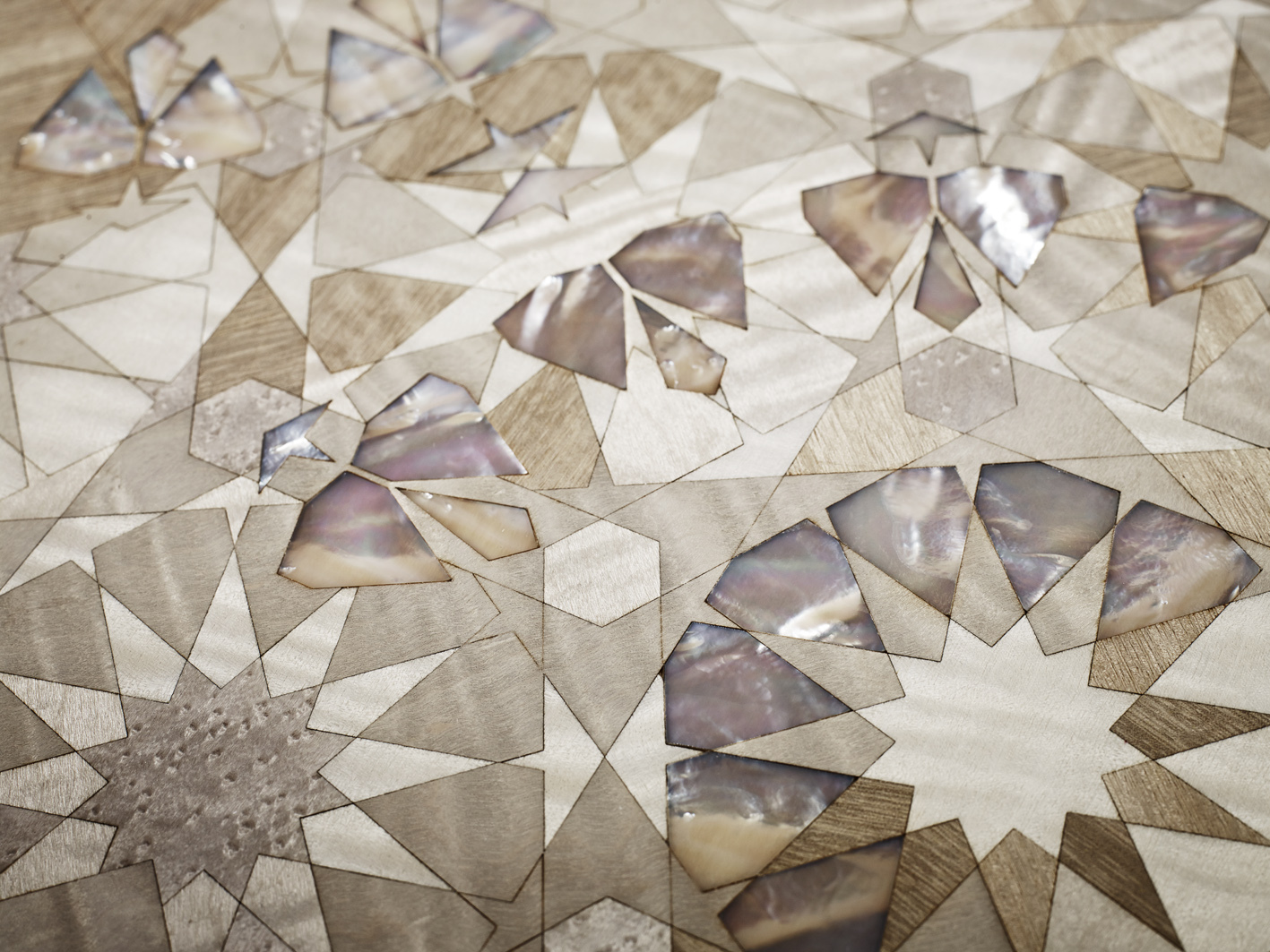 Fractal Star Light Slide Close Up