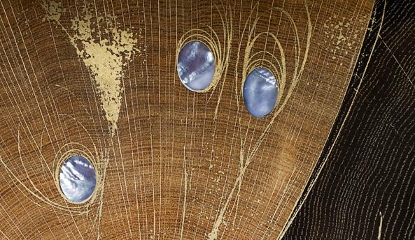 Butterfly Kaleidoscope Reverse Gold copy