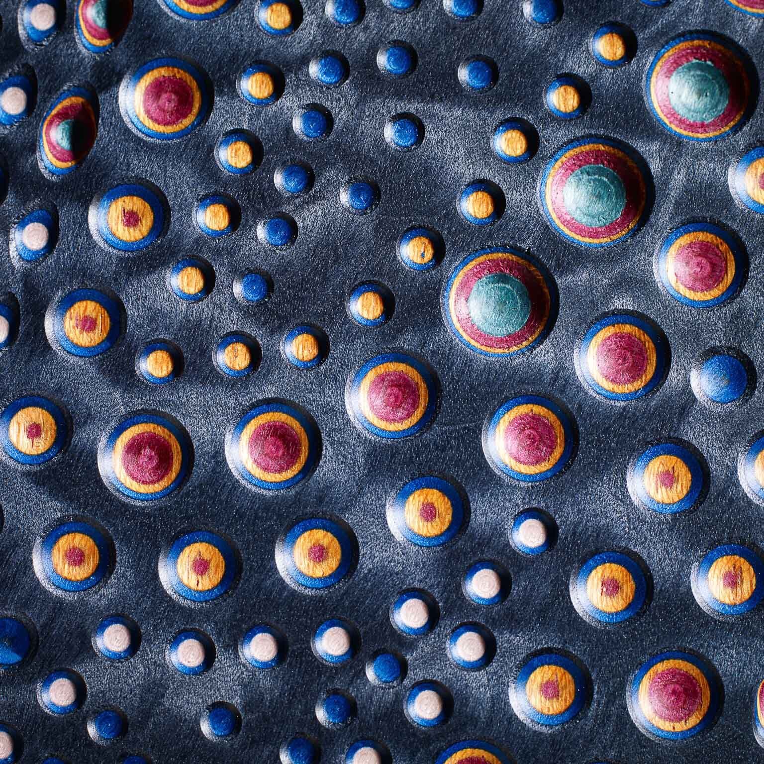 Hypnotic Octopoda Multicolour Blue Open Grain Detail 3 copy