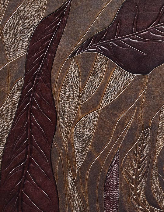 Leaf Whirlwind Brown detail1