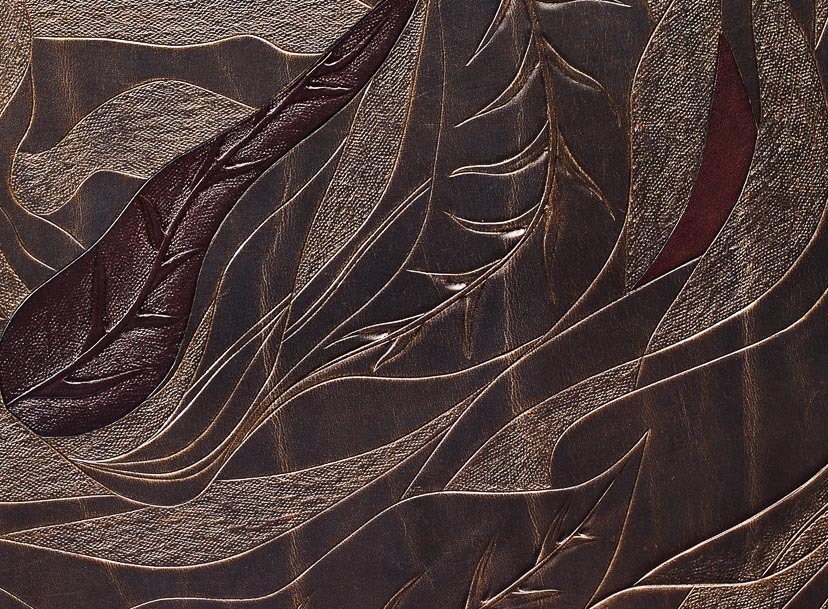 Leaf Whirlwind Brown detail2