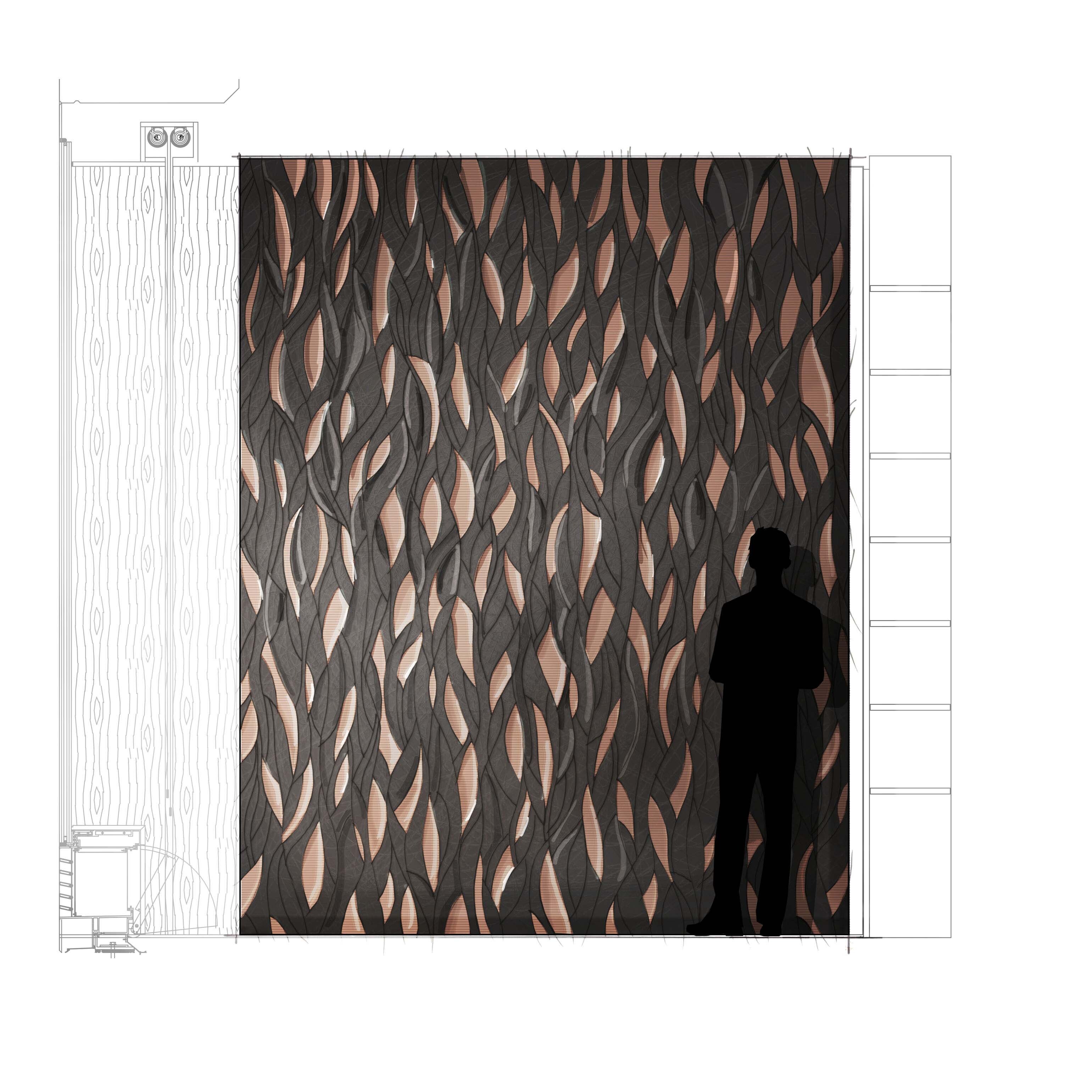 F1253 432 Park Avenue Owners office SL wall treatment 001 square aspect ratio copy low res