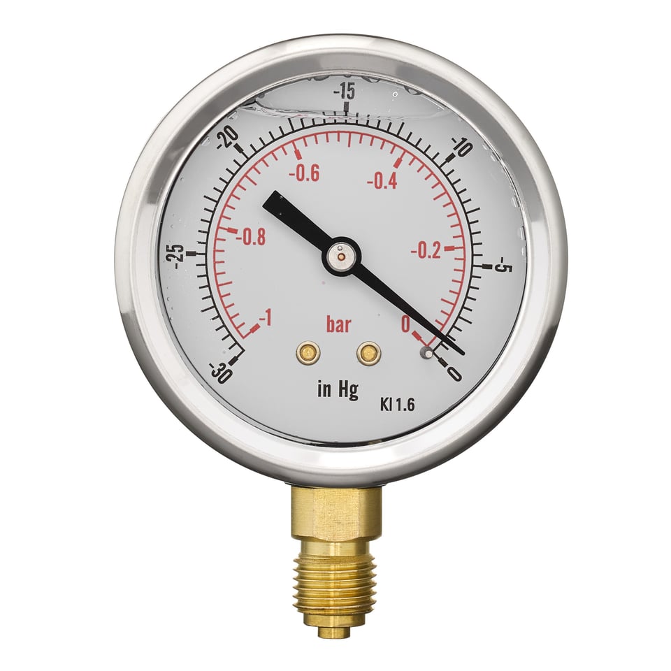 Liquid Filled Vacuum Gauge