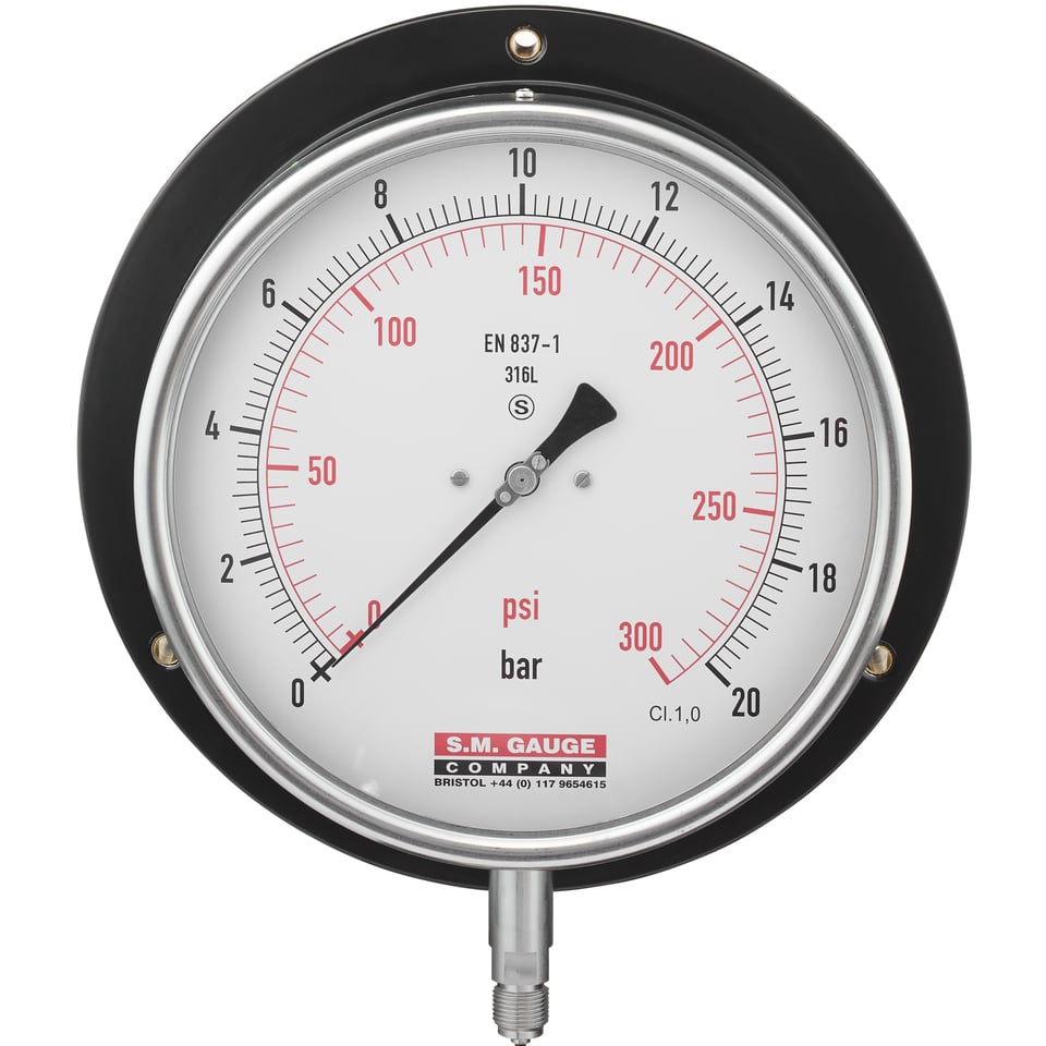 Large Face Boiler Gauges