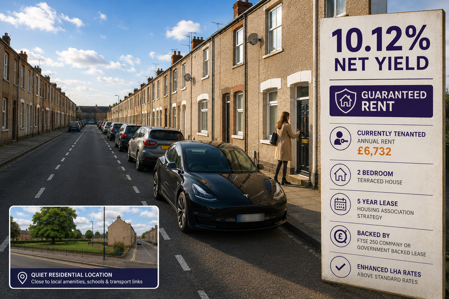 Guaranteed Rent 2-Bed BTL in Hartlepool