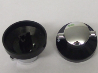 Knob | Black & Silver | Part No:081880326