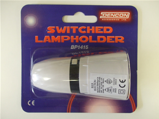 Lampholder | Switched max wattage 100w | Part No:BP1415