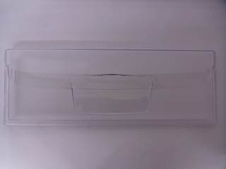 Freezer Draw Front Unscreened | Transparent Drawer Flap 430x155-Due to the amount of errors ordering shelves and drawers, we would recommend you get in touch with the full model number and serial number to make sure you are ordering the correct part | Part No:C00283747