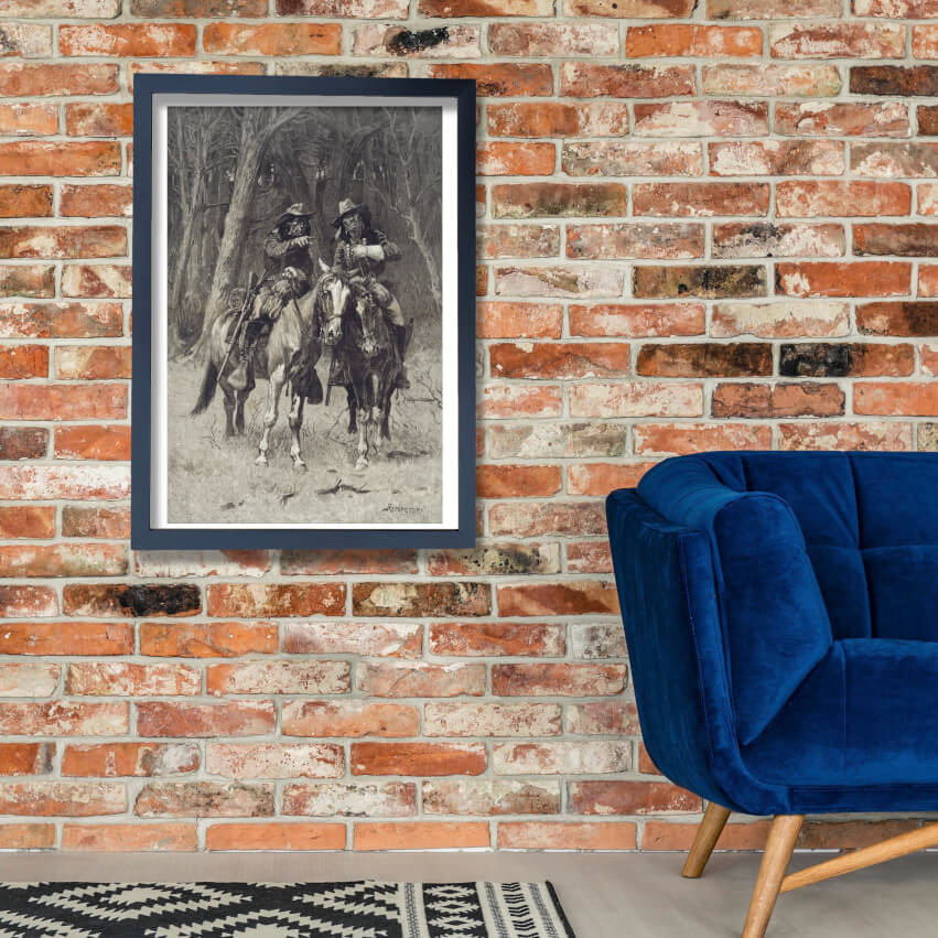 Cheyenne Scouts Patrolling the Big Timber by Remington Giclee Repro Canvas