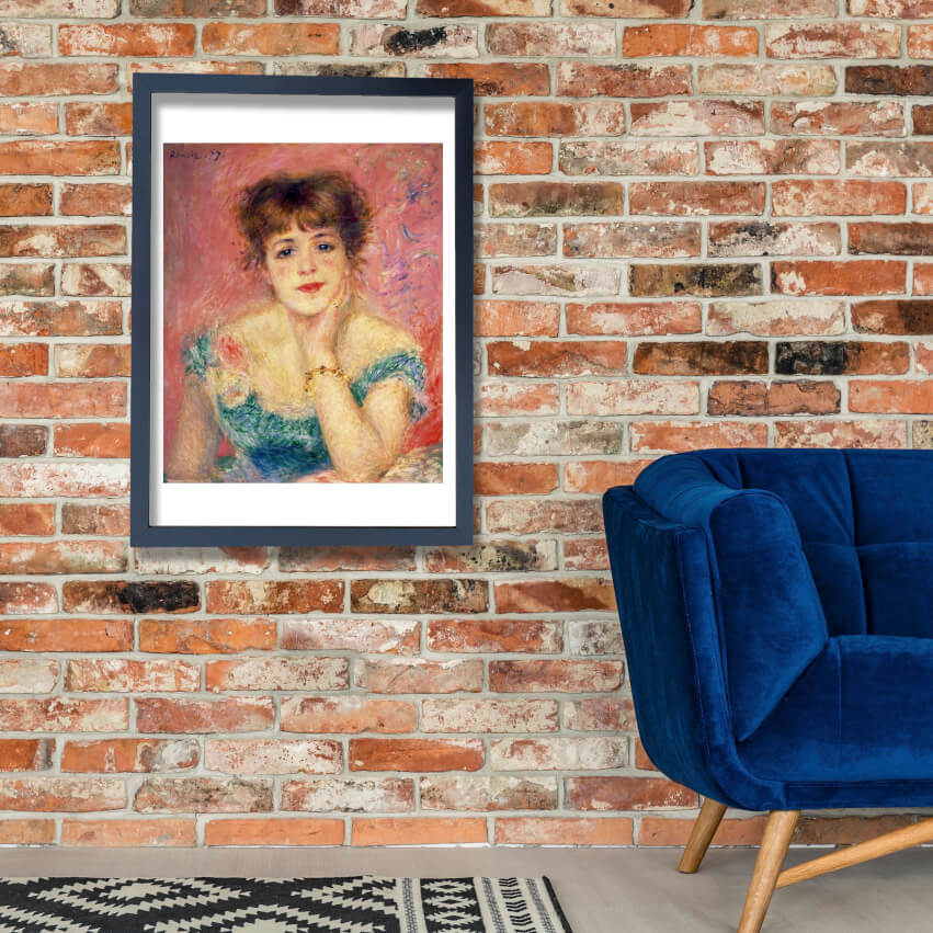 Pierre Auguste Reschwarz - Portrait Jeanne Samary Wall Art Poster Print Pierre Auguste Reschwarz - Portrait Jeanne Samary Wall Art Poster Print