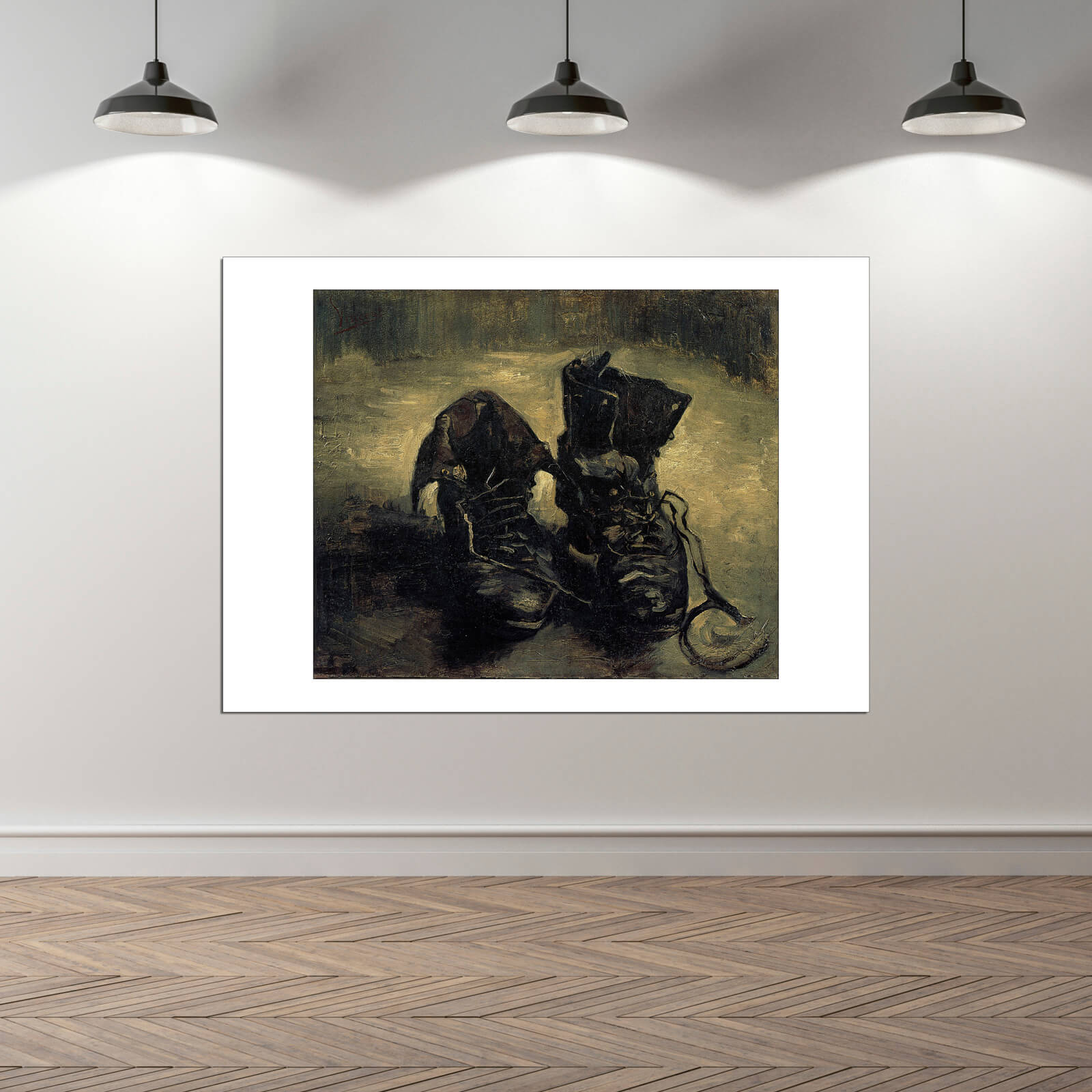 Zapatos Gogh Impresión De Pared Arte Cartel 1886 un Par Vincent Van 1SFOq6U