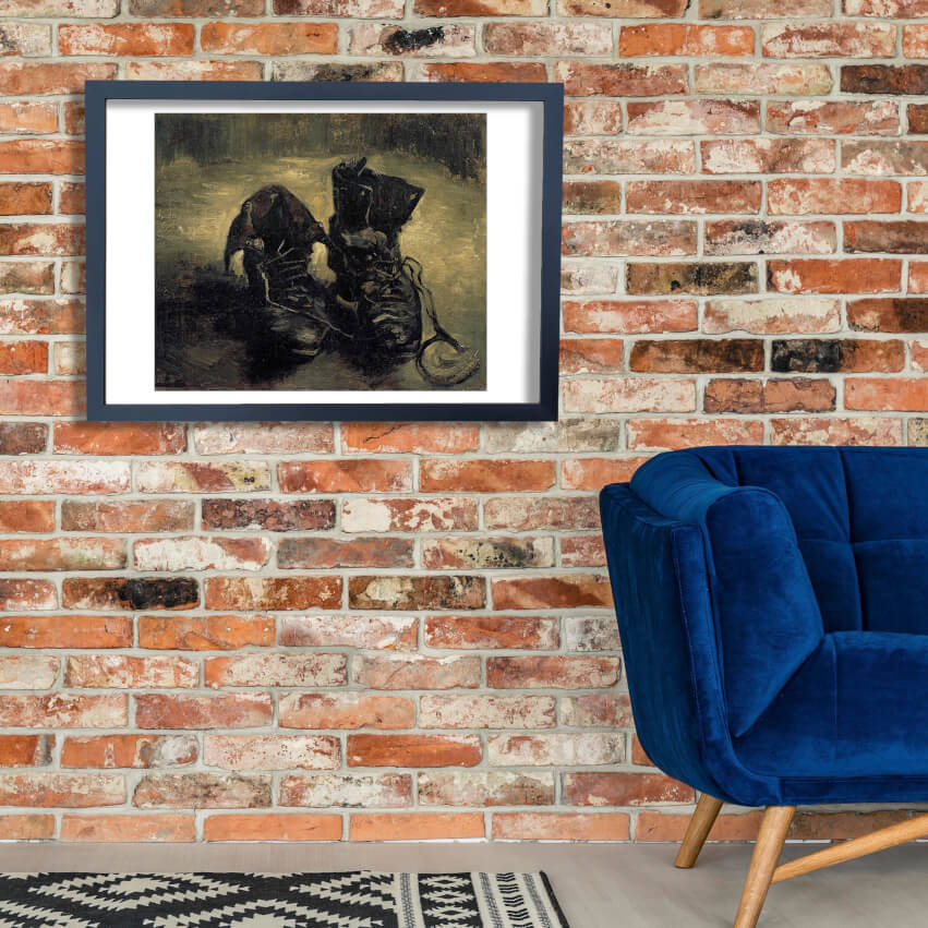 Zapatos Gogh Impresión De Pared Arte Cartel 1886 un Par Vincent Van 1SFOq6U