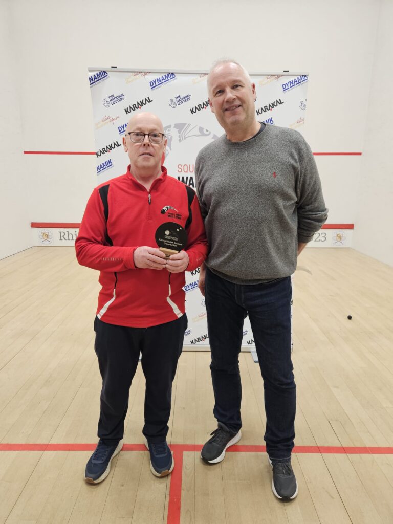 Men's O65 Winner Huw Davis