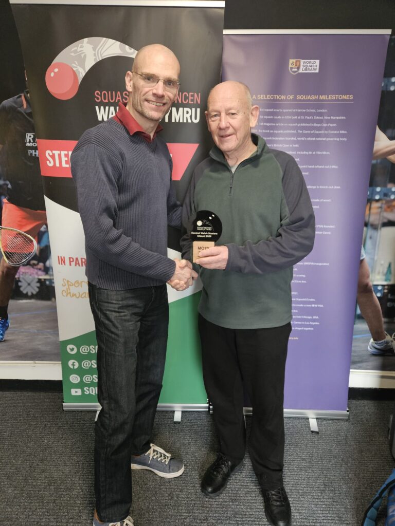 Men's O70 Winner Tony Bevan