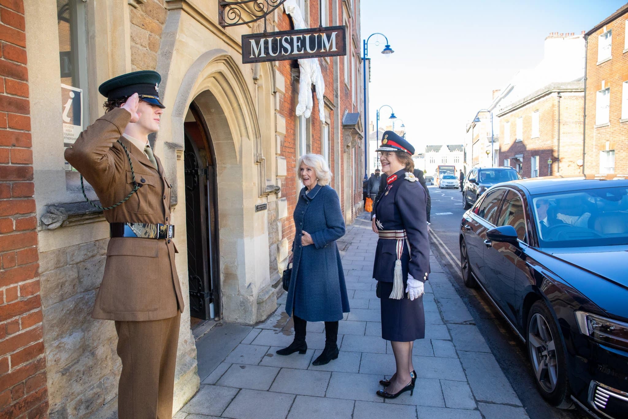 Cdt Cpl Glibbery HRH The Duchess of Cornwall