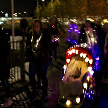 Pram at Little Lights walk