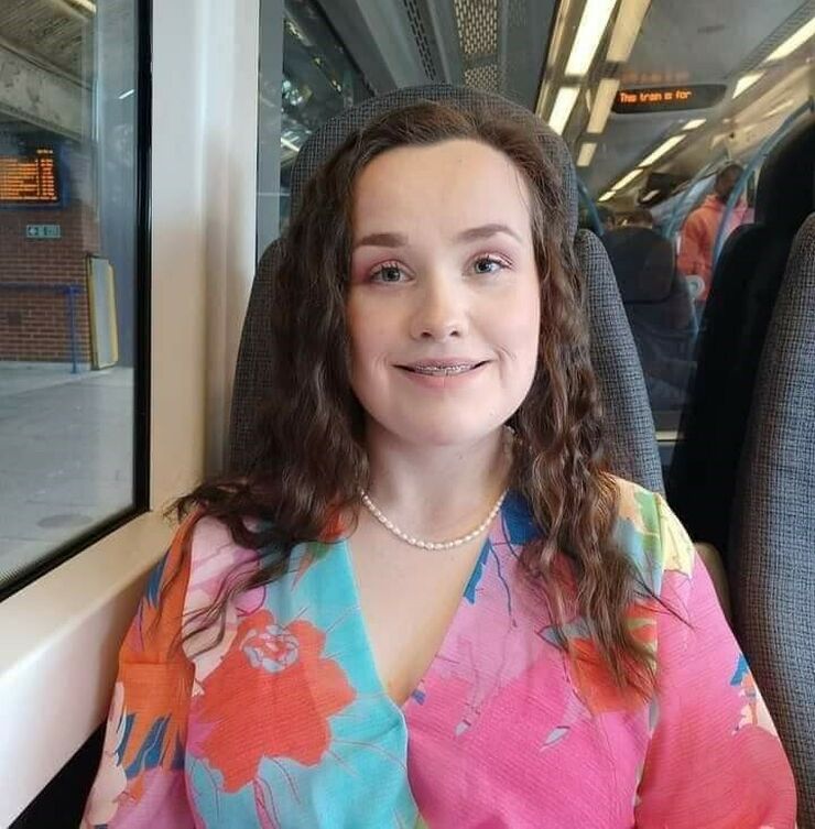 A recent photo of Jasmine as she goes to collect her Duke of Edinburgh award