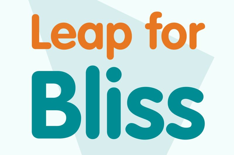 Leap for Bliss Website hero image