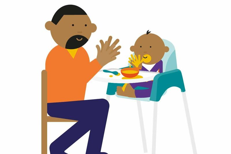 Hero image dad and baby