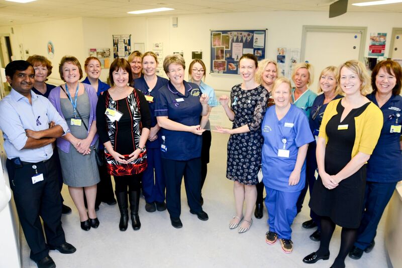 Bliss Chief Exec Presenting Bliss Baby Charter Accreditation On A Neonatal Unit
