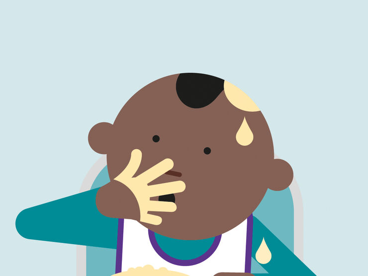 Weaning Illustrations 0013 Lumpy Food