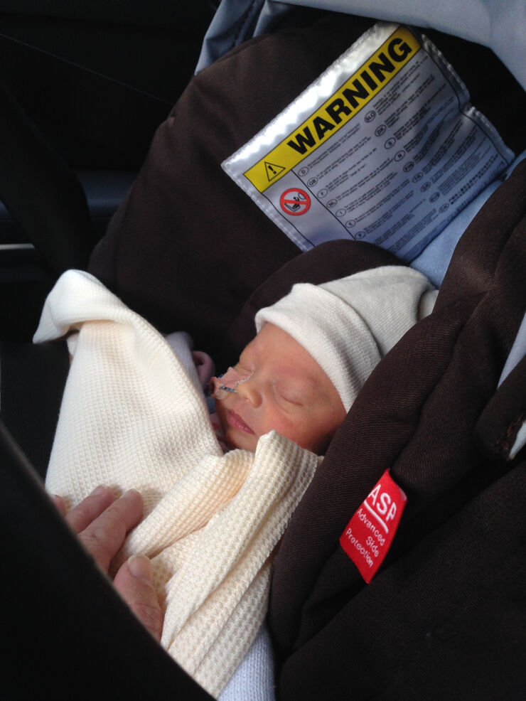 Going from NICU to the childrens hospital for CT scan