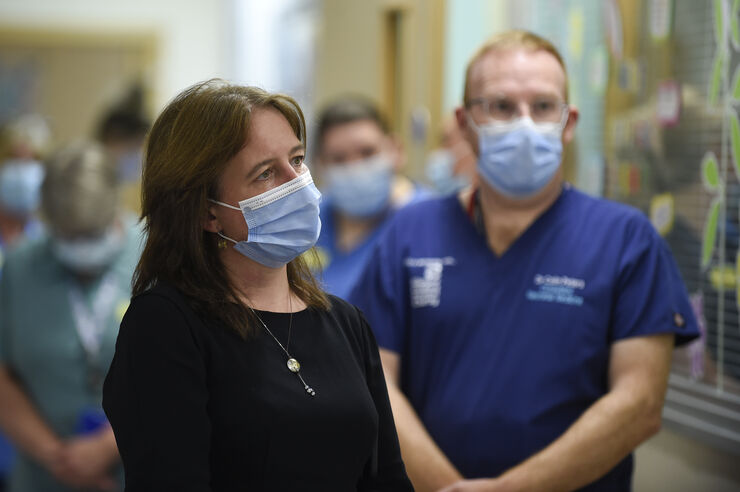 Maree Todd on the neonatal unit
