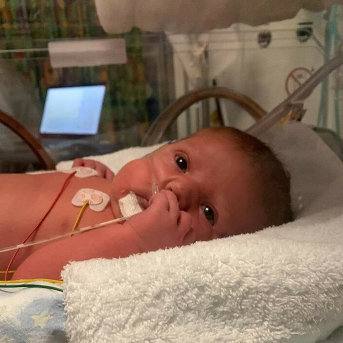 Kelly's baby Lily