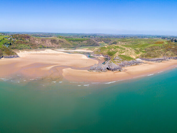 A vast beach at Gower