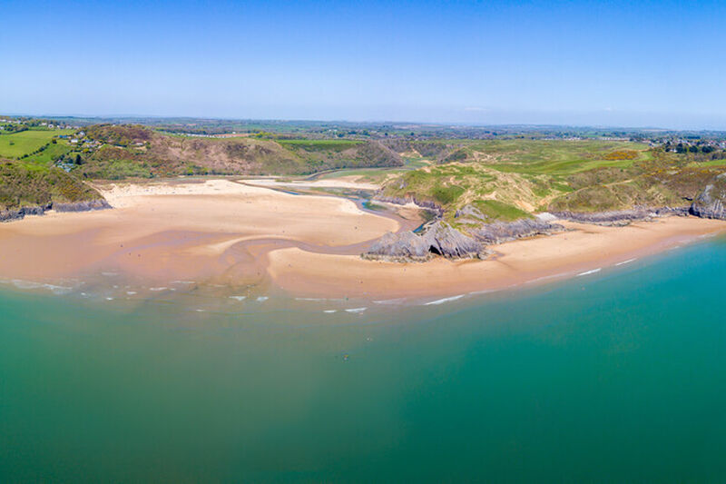 A vast beach at Gower