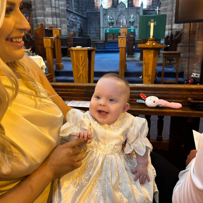 Morgan and christening