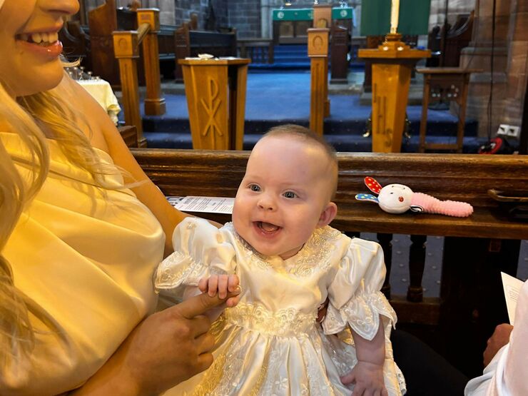 Morgan and christening