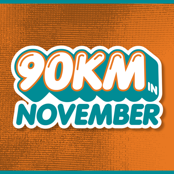 90km logo
