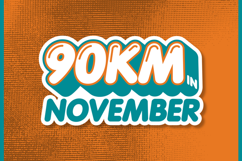 90km logo