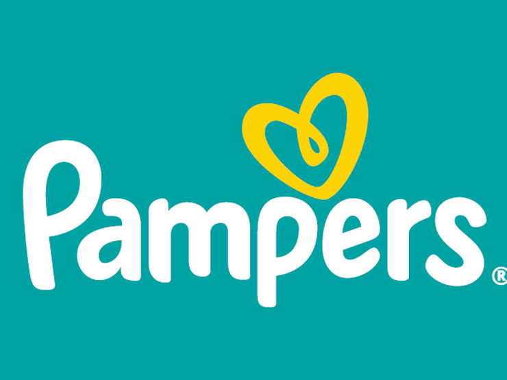 Pampers logo teal