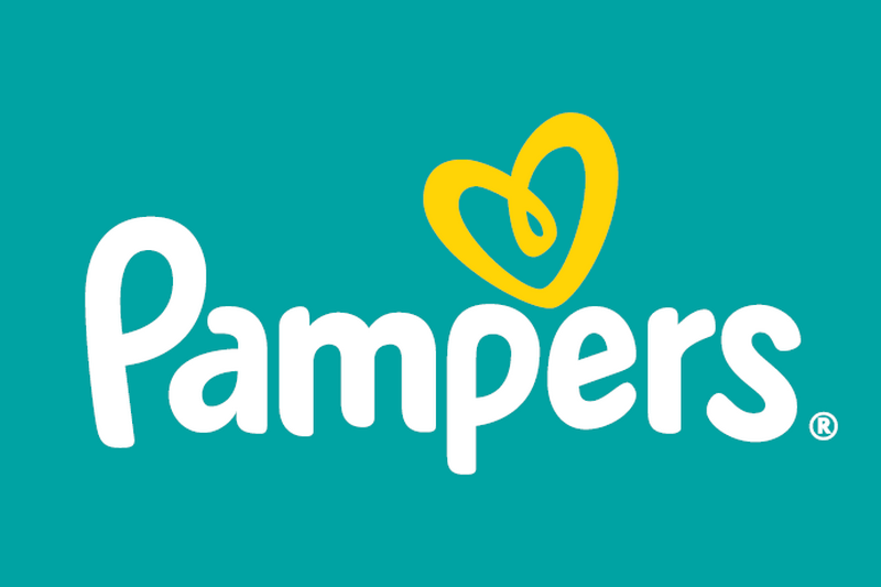 Pampers logo teal