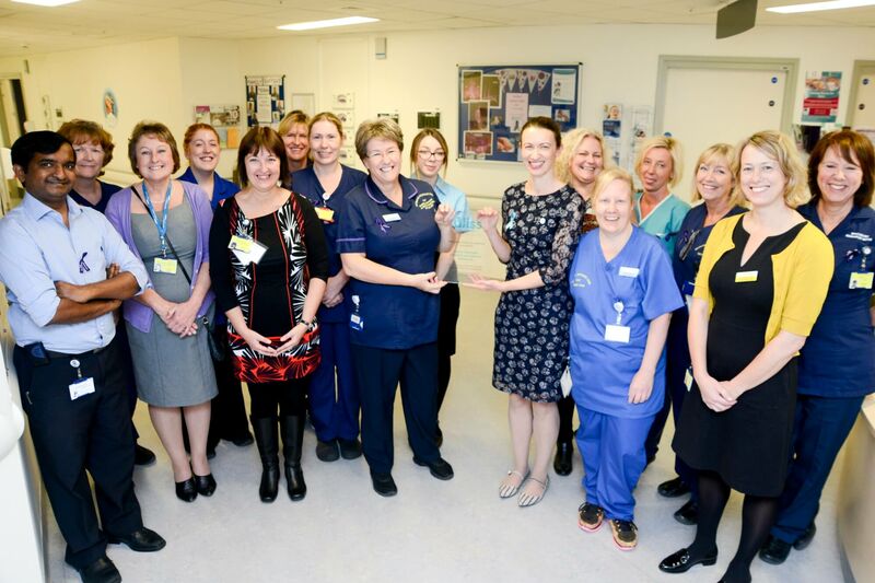 Bliss Chief Exec Presenting Bliss Baby Charter Accreditation On A Neonatal Unit