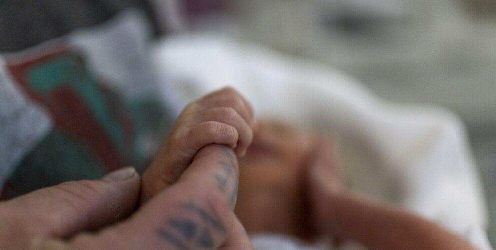 Quote baby holding dads finger