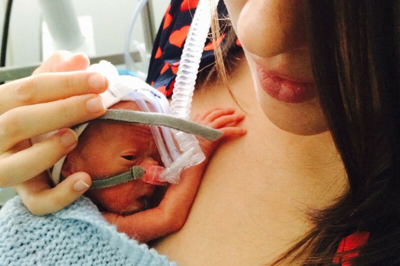 Sarra And Callum In Hospital