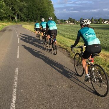 Bliss riders on route