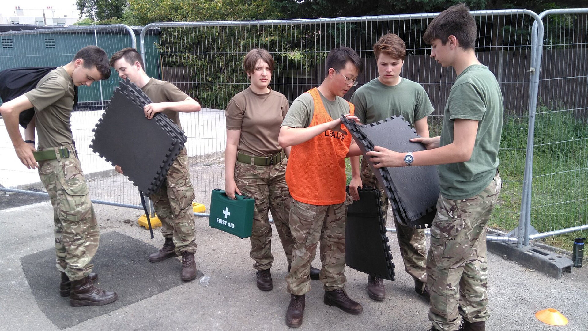 2018 07 05 Wilding Troop CVQO Young Leaders 1711 command task