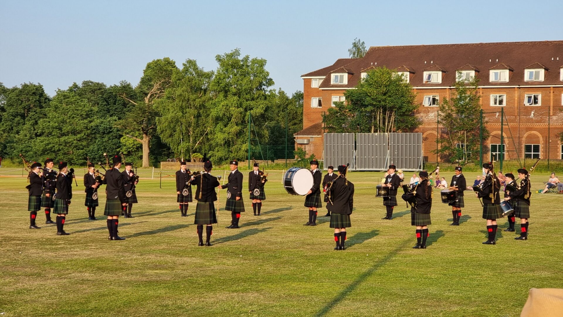 2023 06 14 Aldershot Garrison Beating Retreat at the Army Cricket Ground 7